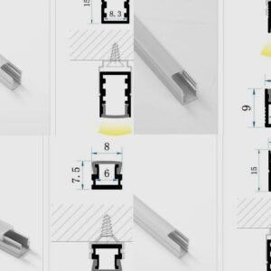 Aluminum LED Profile - T-Bar Ceiling Grid 1.5M