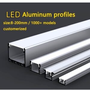 Aluminum LED Profile - Asymmetric Floor 1M