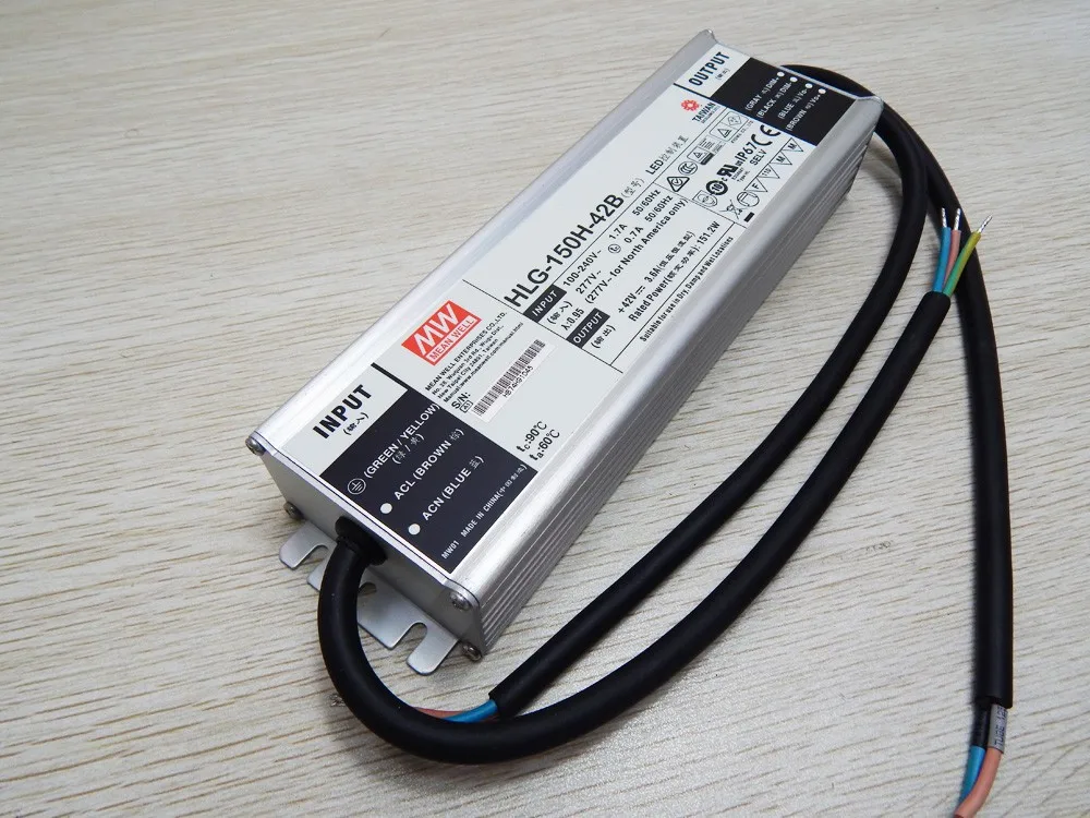 LED Power Supply - 320W 24V IP67 Mean Well HLG-320H Compatible