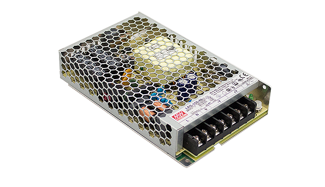 LED Power Supply - 150W 24V Enclosed Mean Well LRS-150-24 Compatible