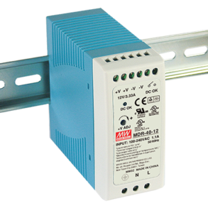 LED Power Supply - 240W 24V DIN Rail Mean Well NDR-240-24 Compatible