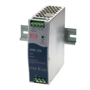 LED Power Supply - 120W 24V DIN Rail Mean Well SDR-120-24 Compatible