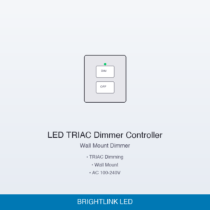LED TRIAC Dimmer Controller Wall Mount