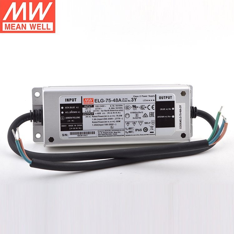 Mean Well ELG-75-24 75W 24V IP67 Waterproof LED Power Supply