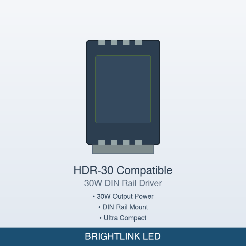 BrightLink BL-HDR30 30W DIN Rail LED Driver