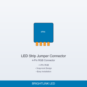 LED Strip Jumper Connector 4-Pin RGB