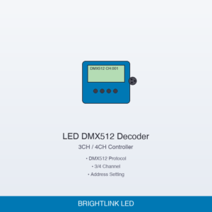 LED DMX512 Decoder Controller 3CH 4CH